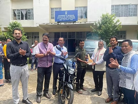 AH & V Minister A. L. Hek inaugurates milk parlour, worker’s amenity block in Tura