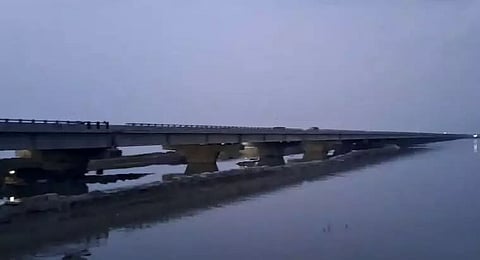 Assam: Work on the Chokighat Bridge Nears Completion