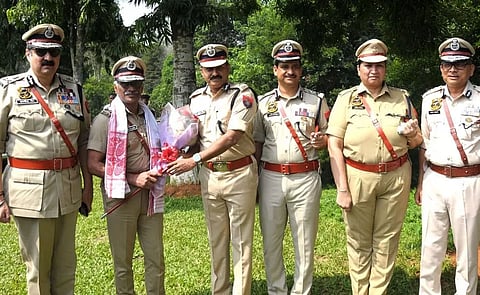 Superannuation of KV Singh Deo, farewell parade organized in Guwahati