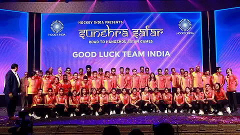 Hockey India felicitates Hangzhou Asian Games-bound hockey teams
