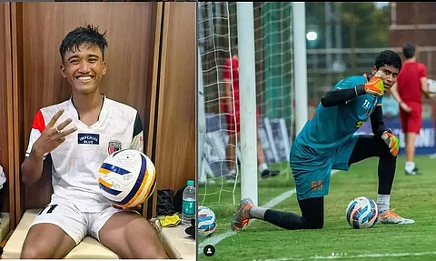 Parthib Gogoi in Indian U23 team for the AFC U23 Asian Cup