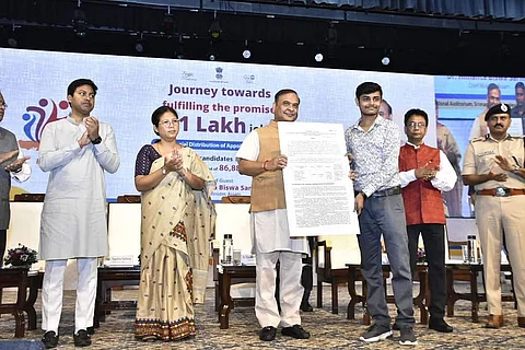 Appointment letters distributed to 514 Prepare for upcoming recruitment exams: CM Himanta Biswa Sarma