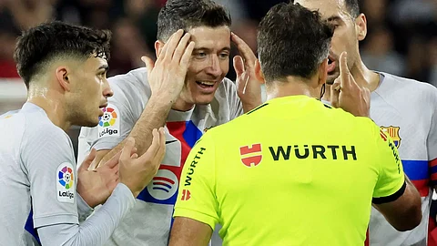 Lewandowski hits out at Spanish referees