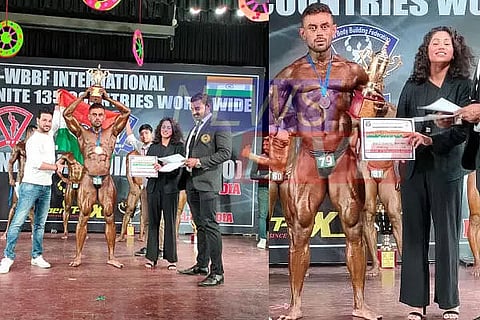 Dhruba Tamuly bags silver in Asian Body Building Championship