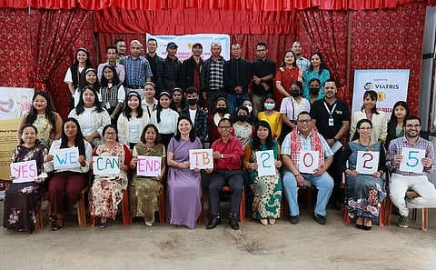 Food distribution on community support scheme for TB patients held in Shillong