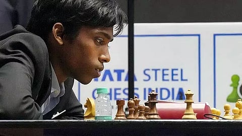 Praggnanandhaa finishes third, Grischuk takes Open Blitz title
