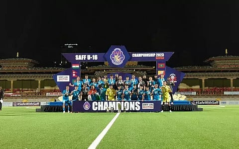 SAFF U-16 Championship Holders India claim fifth title