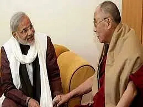 Dalai Lama greets Modi; says India’s growing stature reflected in G20 summit
