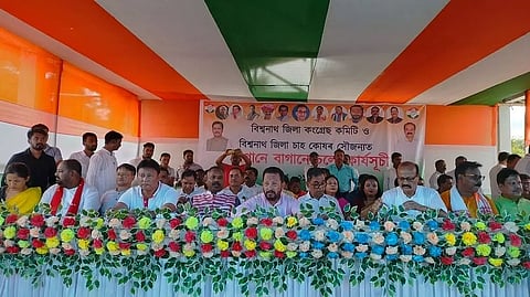 Assam: ‘Bagane Bagane Congress’ programme held in Pertabghur Tea Estate