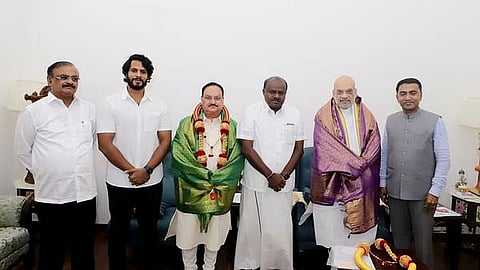 JDS leader HD Kumaraswamy joins National Democratic Alliance