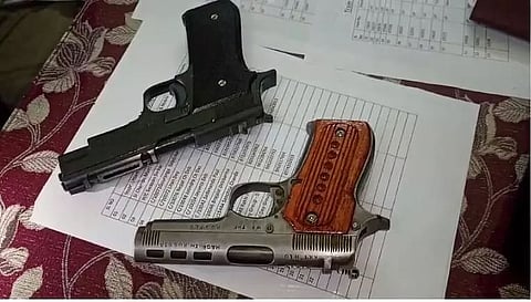 Assam: GRP officials apprehend passenger with two foreign guns