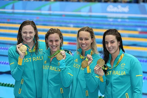 Women’s freestyle relay team ranked seventh in final