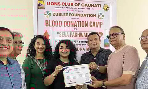 Guwahati: Blood Donation Drive Undertaken Under Support of the Zublee Foundation