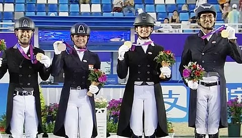 India claim Gold in Team Dressage after a gap of four decades