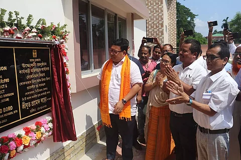 Assam: BTC chief Pramod Boro inaugurates office building of PWD Executive Engineer