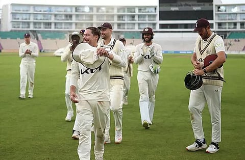 Surrey retain English County Championship title