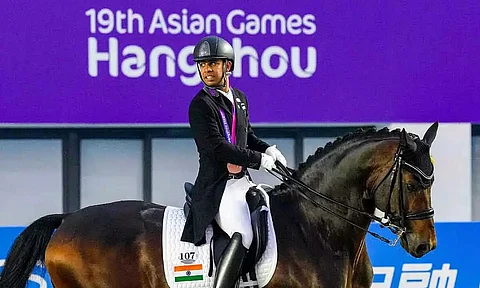 Asian Games equestrian championship: Anush Agarwalla wins equestrian individual dressage bronze