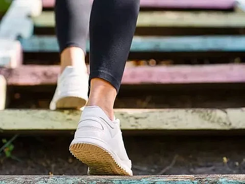 Just 50 steps climbing stairs a day can cut heart disease risk by 20%