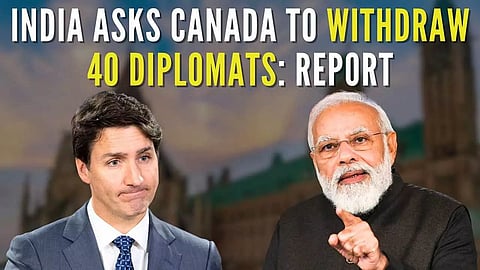 India asks Canada to withdraw 40 diplomats by October 10