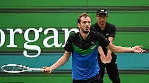 Defending champion Medvedev out against Korda
