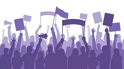 Assam: Anganwadi workers stage protest demanding resolution of various issues