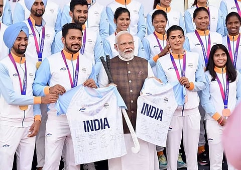 ‘You have created history’, PM Modi tells Asian Games contingent