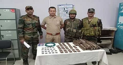 Large quantity of explosives, ammunition seized in poll-bound Mizoram