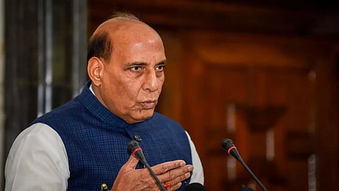 Union Defence Minister Rajnath Singh holds meeting with French Armed Forces minister