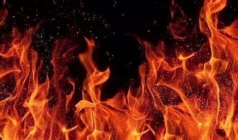 Major Fire Devastates Bondapara Village: Two Businesses Reduced to Ashes