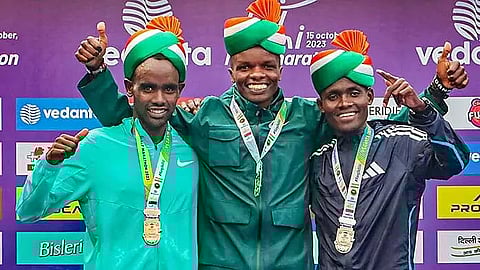 Ebenyo, Ayana triumph at Delhi Half Marathon Abhishek, Kavita win Indian Elite titles