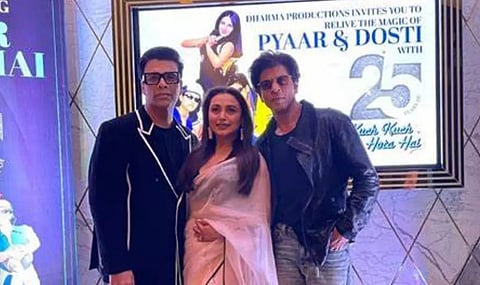 SRK, Rani Mukerji, Karan Johar surprise fans at ‘Kuch Kuch Hota Hai’ special screening