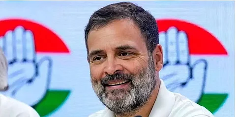 Rahul Gandhi meets Tripura Congress leaders at Agartala airport