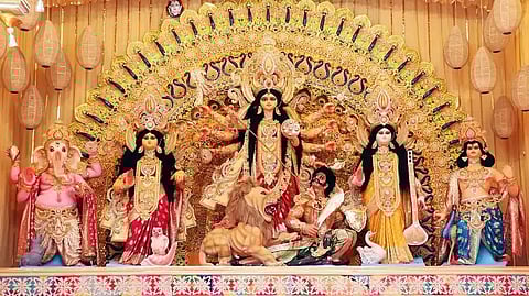 Assam: Silchar Congress organizes Durga Puja for first time