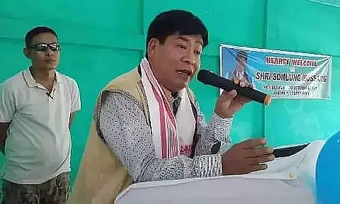 MLA Somlung Mossang flays his predecessor on land allotment in Changlang district
