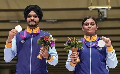 Sarabjot wins bronze and
Paris Olympics quota