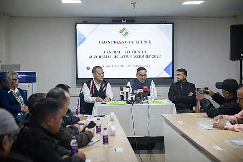 Mizoram: Massive Security Measures Underway for Upcoming Mizoram Assembly Elections