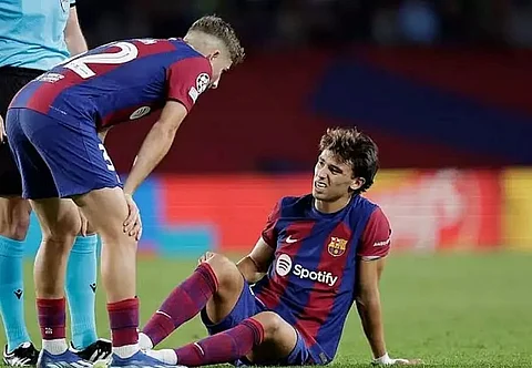 Felix gives injury scare as Barca prepare for Clasico
