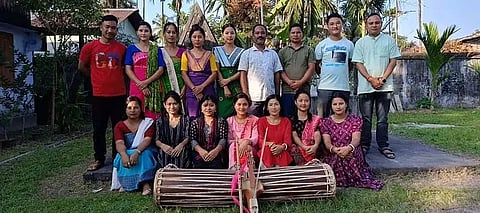Bodo Bagurumba dancers leave for Vietnam to participate in NE India Festival