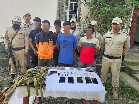 Manipur: Security Forces Apprehend 5 KCP Militants for Extortion and Arms Possession