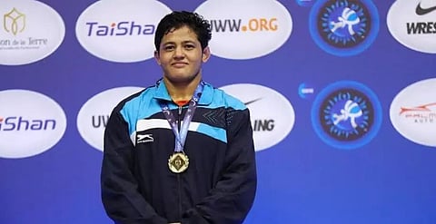 Reetika crowned U-23 World Wrestling Champion