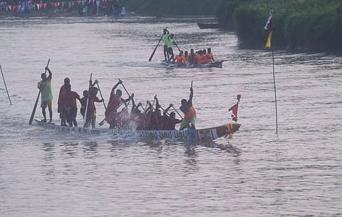 Assam: Traditional boat race competition held on Lakshmi Puja