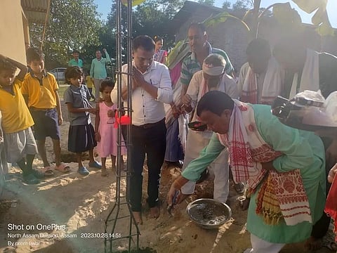 Assam: Gutibari LP School entrance gate inaugurated in Jamugurihat