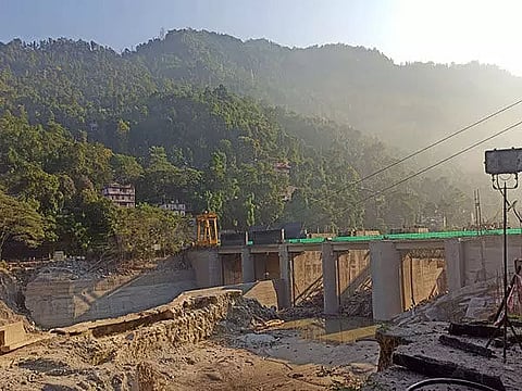 Sikkim: Deck Slab on Teesta Stage 6 Dam Barrage Links Namchi and Gangtok Districts