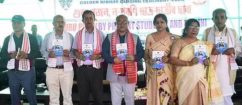 ‘Guru Pujan’, Alumni’s Day mark golden jubilee celebration of Lakhimpur Commerce College