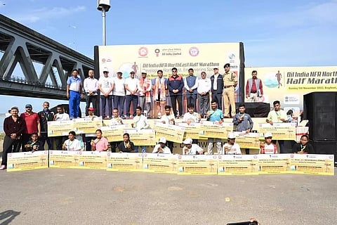 OIL-NFR North East Half Marathon held in Dibrugarh