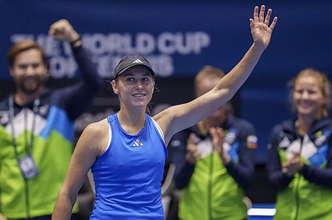 Slovenia beat Australia in Billie Jean King Cup Finals