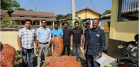 Assam: Potatoes Distributed Among Farmers for Cultivation