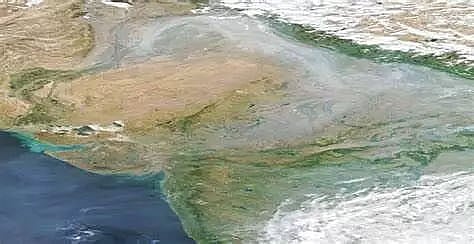 NASA satellite images reveal toxic smoke over Northern India