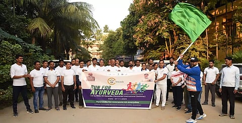 Elvis Ali Hazarika flags off Central Ayurveda Research Institute’s Run for Ayurveda