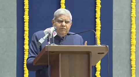 Fiscal power has nothing to do with utilisation of natural resources: Dhankhar